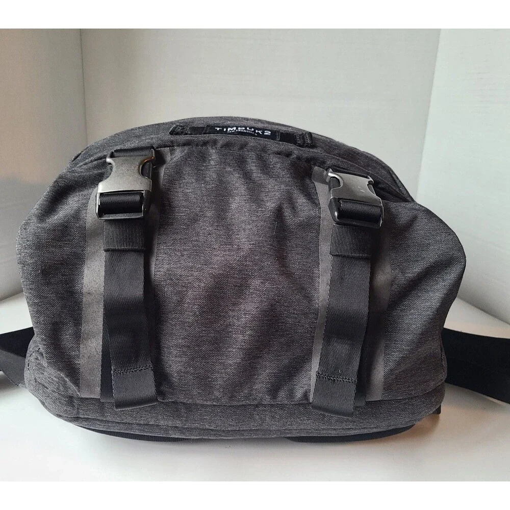 Timbuk2 OS One Love Gray Laptop Backpack Travel Work School Carry-On EUC